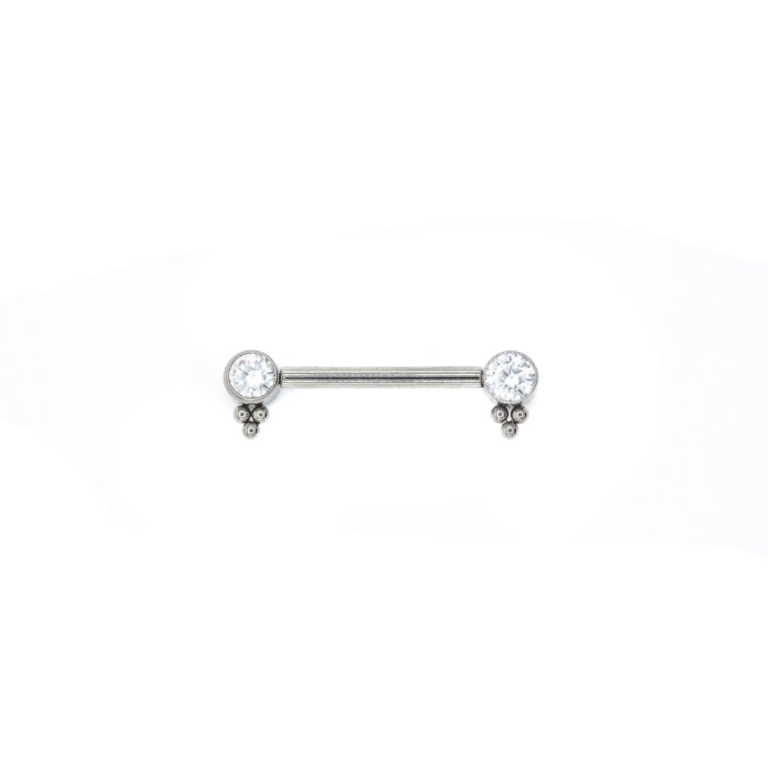 Nipple Push-Pin Cristal y Triple Filigrana