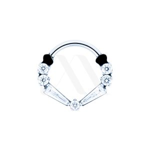 Argolla Clicker Baguette Cruzado